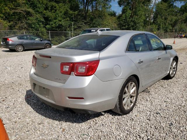 1G11H5SA2DU126870 - 2013 CHEVROLET MALIBU LTZ ვერცხლისფერი ფოტო 4