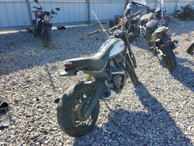 ML015ANM3FT003845 - 2015 DUCATI SCRAMBLER GREEN photo 4