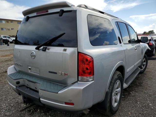 5N1BA0ND6AN618196 - 2010 NISSAN ARMADA SE SILVER photo 4