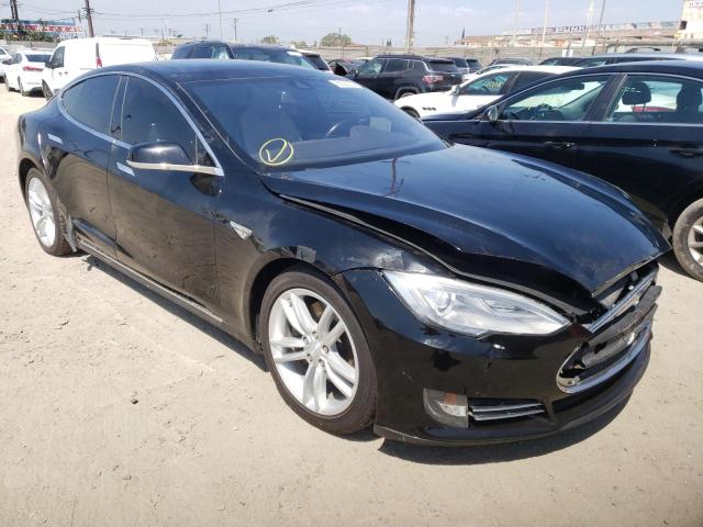 5YJSA1H2XFFP74963 - 2015 TESLA MODEL S 85 BLACK photo 1