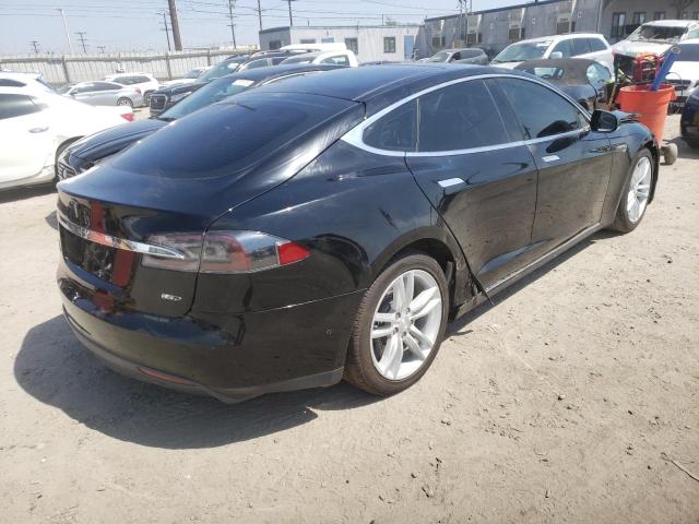 5YJSA1H2XFFP74963 - 2015 TESLA MODEL S 85 BLACK photo 4