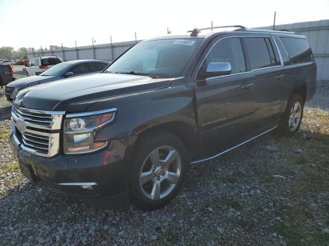 1GNSKJKCXHR145304 - 2017 CHEVROLET SUBURBAN K GRAY photo 2