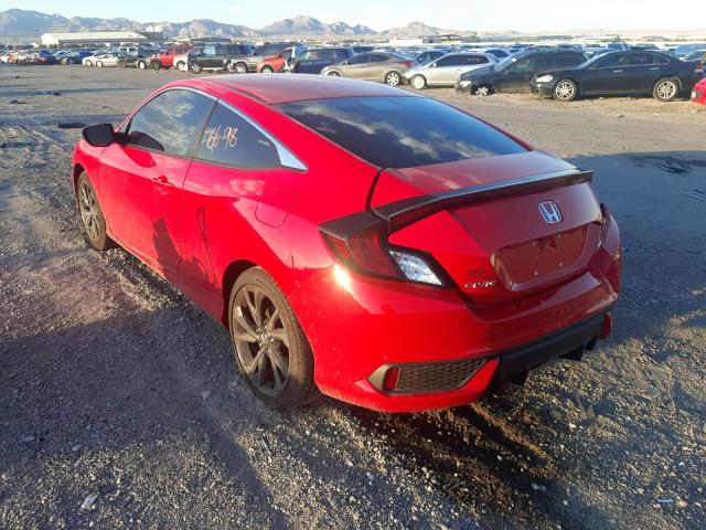 2HGFC4B84LH305224 - 2020 HONDA CIVIC SPOR RED photo 3