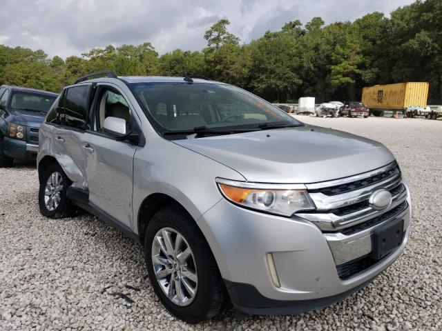 2FMDK3JC3EBB46223 - 2014 FORD EDGE SEL SILVER photo 1