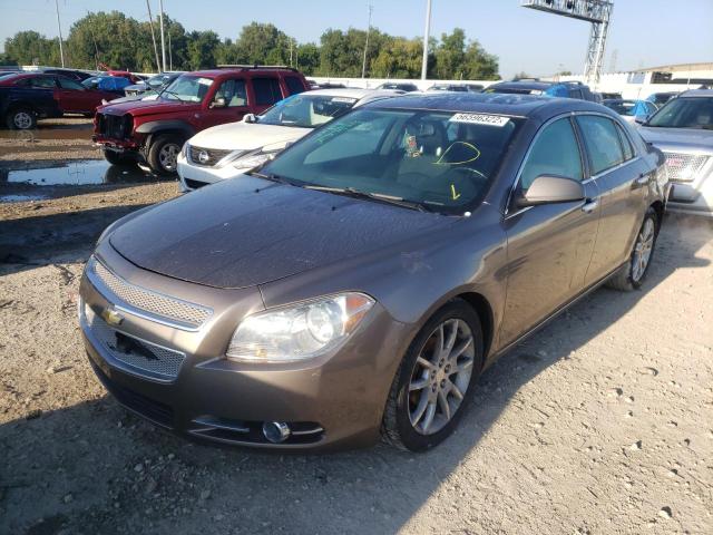 1G1ZE5E7XBF127343 - 2011 CHEVROLET MALIBU LTZ ნაცრისფერი ფოტო 2