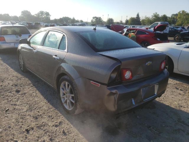 1G1ZE5E7XBF127343 - 2011 CHEVROLET MALIBU LTZ ნაცრისფერი ფოტო 3