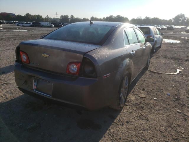 1G1ZE5E7XBF127343 - 2011 CHEVROLET MALIBU LTZ ნაცრისფერი ფოტო 4