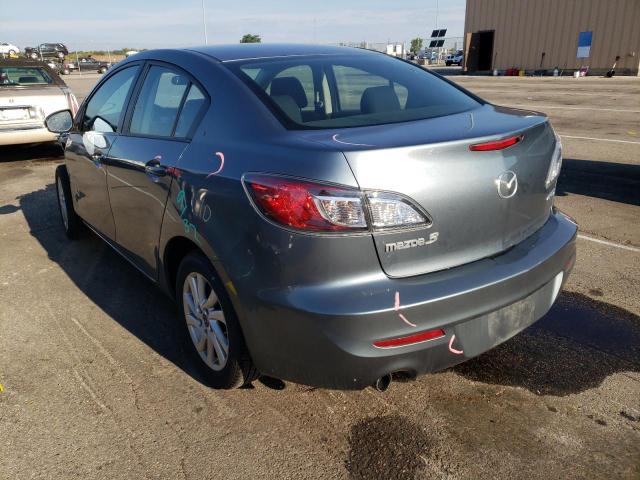 JM1BL1V70D1792713 - 2013 MAZDA 3 I GRAY photo 3