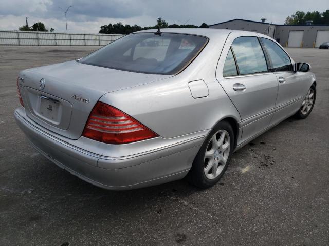 WDBNG83J54A388474 - 2004 MERCEDES-BENZ S 430 4MAT SILVER photo 4