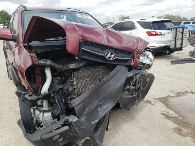 KM8JN12D07U639313 - 2007 HYUNDAI TUCSON SE MAROON photo 9