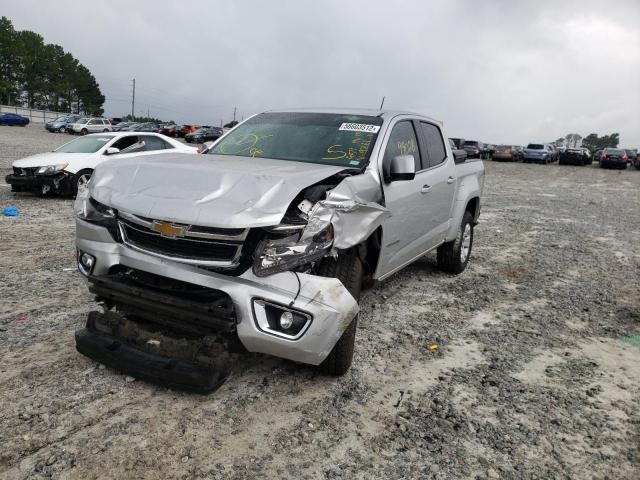 1GCGSCENXH1259261 - 2017 CHEVROLET COLORADO L SILVER photo 2