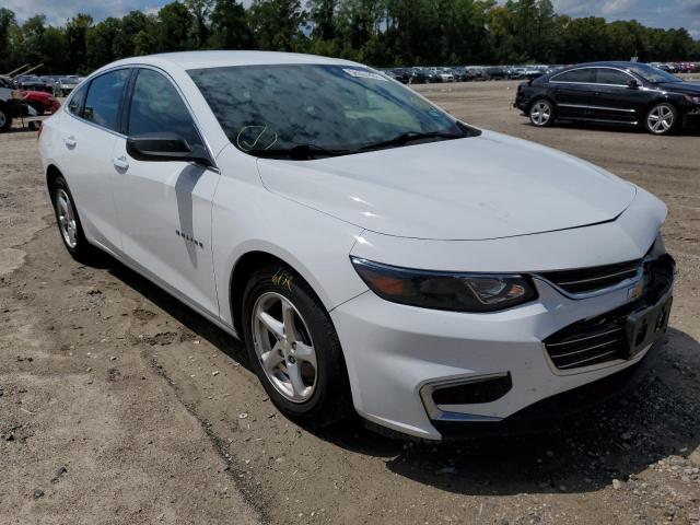 1G1ZB5ST3JF155798 - 2018 CHEVROLET MALIBU LS WHITE photo 1