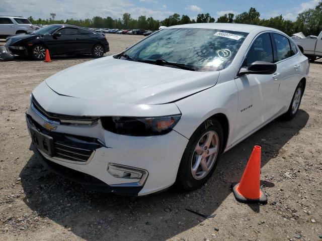 1G1ZB5ST3JF155798 - 2018 CHEVROLET MALIBU LS WHITE photo 2