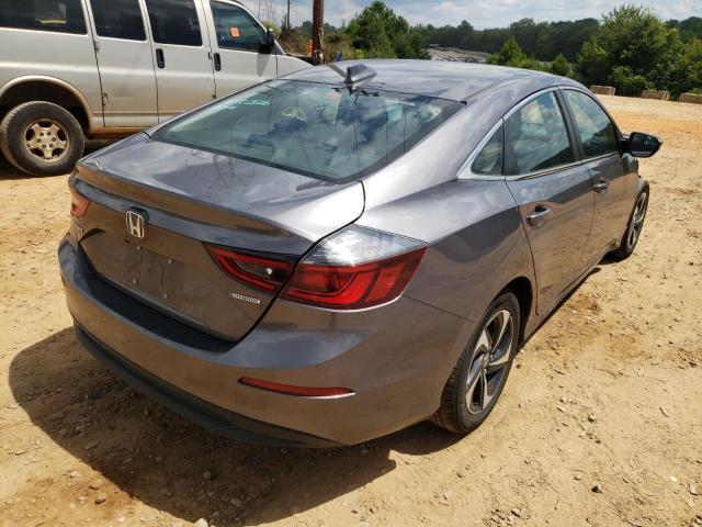 19XZE4F59ME011045 - 2021 HONDA INSIGHT EX GRAY photo 4