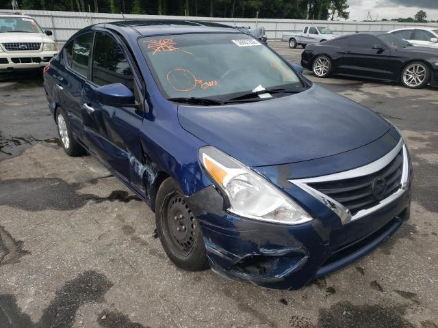 3N1CN7AP0KL843482 - 2019 NISSAN VERSA S BLUE photo 1