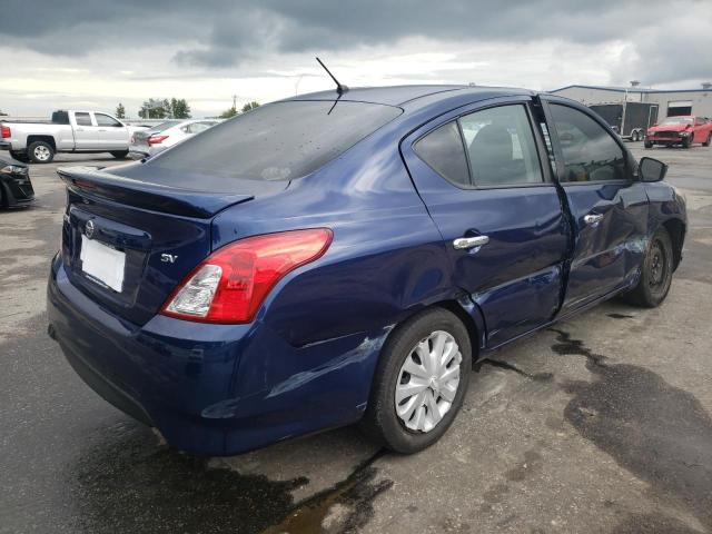 3N1CN7AP0KL843482 - 2019 NISSAN VERSA S BLUE photo 4