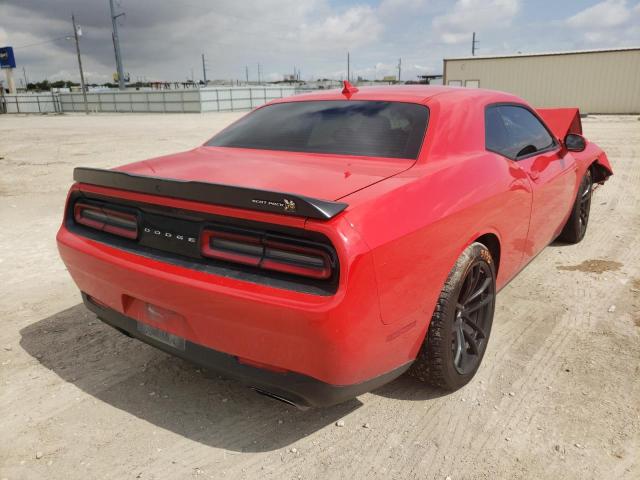 2C3CDZFJ8LH104343 - 2020 DODGE CHALLENGER RED photo 4