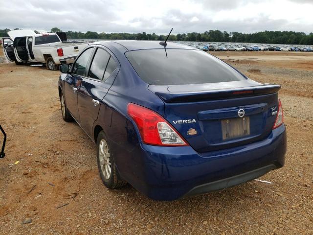 3N1CN7AP1KL807462 - 2019 NISSAN VERSA S BLUE photo 3