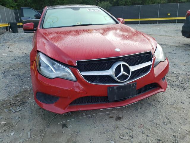 WDDKJ8JB8EF269393 - 2014 MERCEDES-BENZ E 350 4MAT RED photo 9