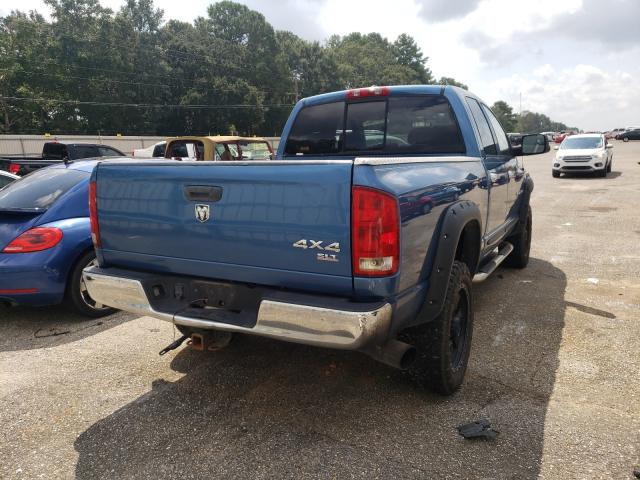 1D7KS28C26J137897 - 2006 DODGE RAM 2500 S BLUE photo 4
