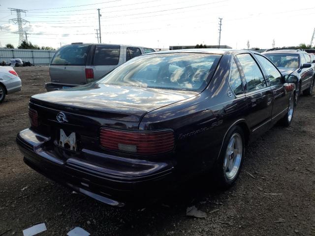 1G1BL52P9TR158689 - 1996 CHEVROLET CAPRICE / BURGUNDY photo 4