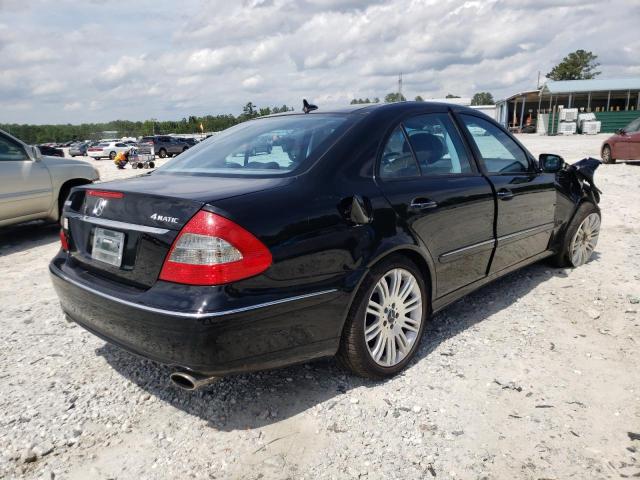 WDBUF87X58B334752 - 2008 MERCEDES-BENZ E 350 4MAT BLACK photo 4