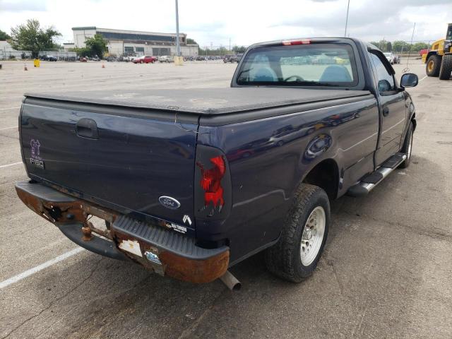 2FTRF17204CA97928 - 2004 FORD F-150 HERI BLUE photo 4