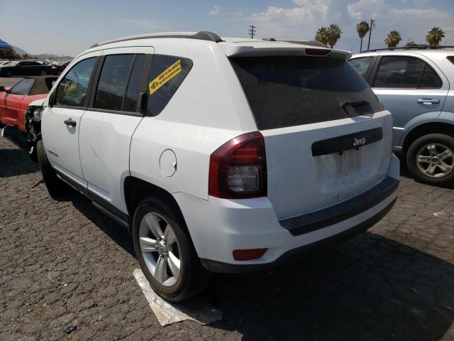 1C4NJCBA9GD536040 - 2016 JEEP COMPASS SP WHITE photo 3