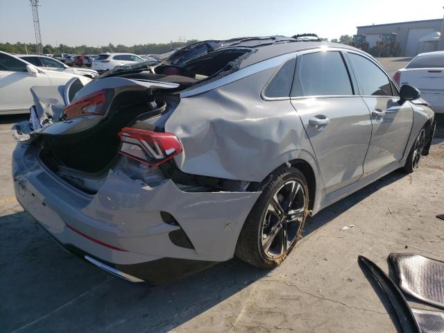 5XXG64J25MG061319 - 2021 KIA K5 GT LINE GRAY photo 4