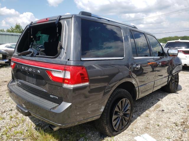 5LMJJ2HT2FEJ12475 - 2015 LINCOLN NAVIGATOR ნაცრისფერი ფოტო 4