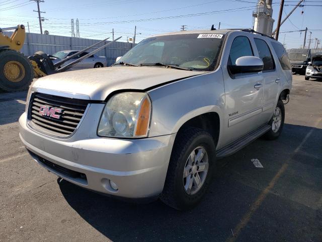 1GKUCAE08AR216798 - 2010 GMC YUKON SLE SILVER photo 2