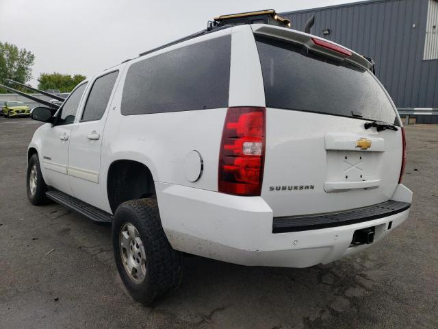 1GNSKJE7XDR123831 - 2013 CHEVROLET SUBURBAN K WHITE photo 3