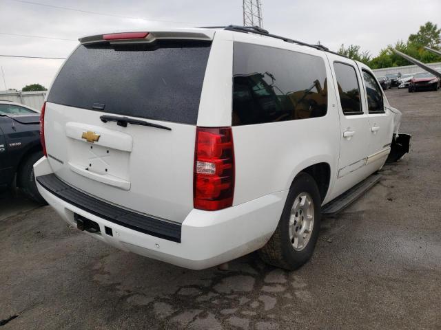 1GNSKJE7XDR123831 - 2013 CHEVROLET SUBURBAN K WHITE photo 4