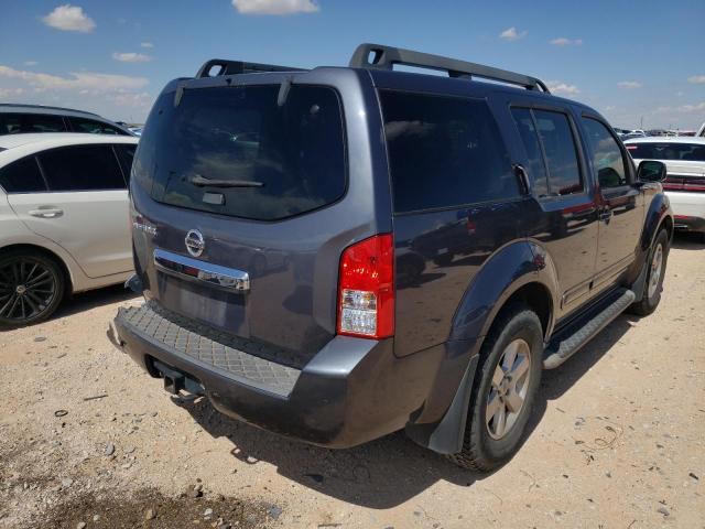 5N1AR1NN8BC617955 - 2011 NISSAN PATHFINDER CHARCOAL photo 4