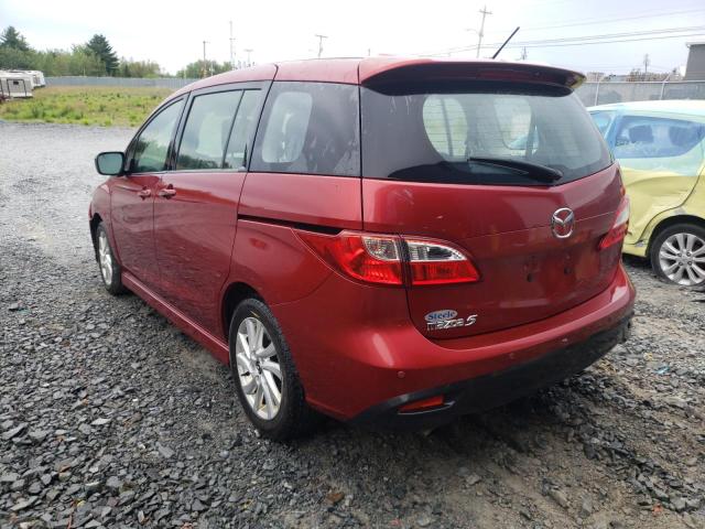 JM1CW2CL7H0192526 - 2017 MAZDA 5 TOURING RED photo 3