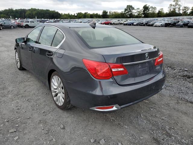 JH4KC1F58EC000759 - 2014 ACURA RLX TECH GRAY photo 3