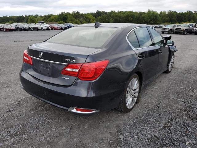 JH4KC1F58EC000759 - 2014 ACURA RLX TECH GRAY photo 4