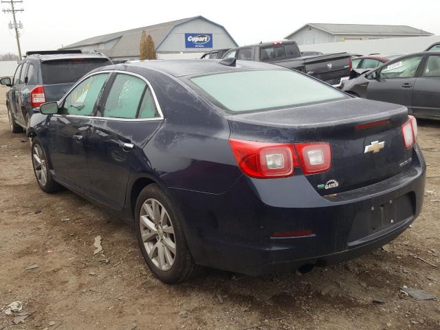 1G11E5SA0GU142935 - 2016 CHEVROLET MALIBU LIM 蓝色 照片 3