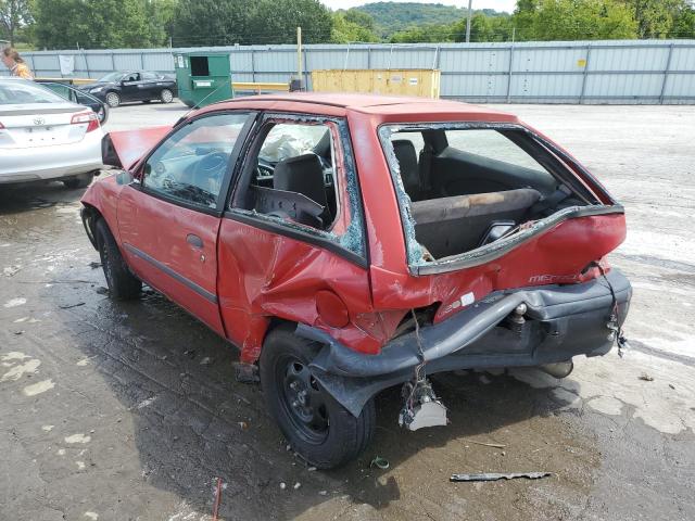 2C1MR2298T6728513 - 1996 GEO METRO BASE RED photo 3