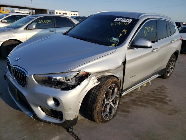 WBXHT3C30J5K24930 - 2018 BMW X1 XDRIVE2 SILVER photo 9