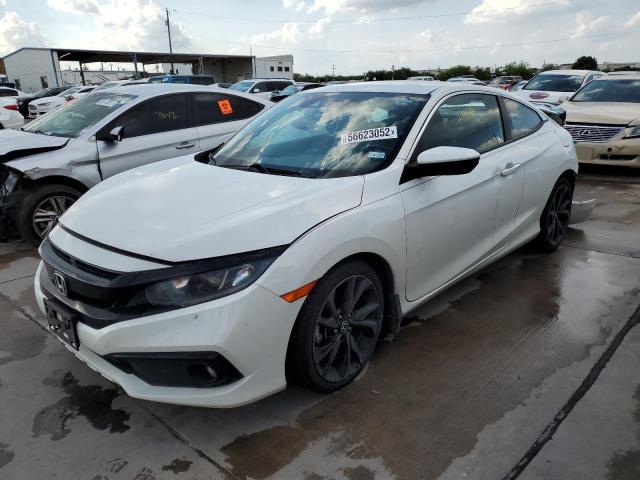 2HGFC4B86KH302470 - 2019 HONDA CIVIC SPOR WHITE photo 2