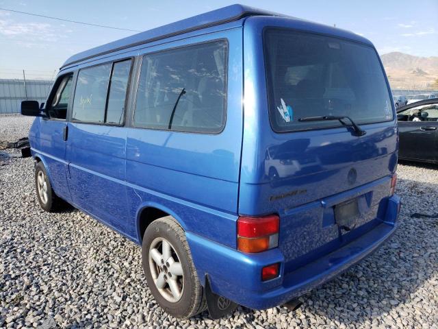 WV2NB470X1H144110 - 2001 VOLKSWAGEN EUROVAN MV BLUE photo 3