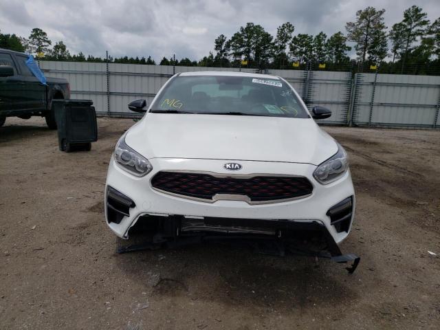 3KPF34AD1LE259974 - 2020 KIA FORTE GT L WHITE photo 9