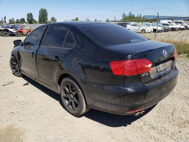 3VW2K7AJ2DM202051 - 2013 VOLKSWAGEN JETTA BASE BLACK photo 3