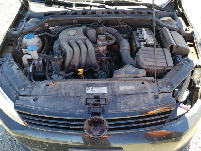 3VW2K7AJ2DM202051 - 2013 VOLKSWAGEN JETTA BASE BLACK photo 7