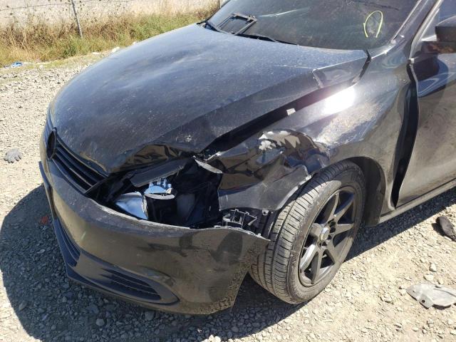 3VW2K7AJ2DM202051 - 2013 VOLKSWAGEN JETTA BASE BLACK photo 9