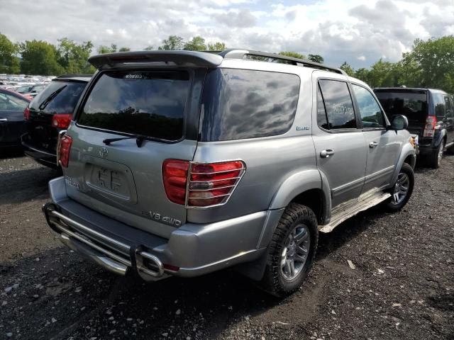 5TDBT48A83S192841 - 2003 TOYOTA SEQUOIA GRAY photo 4