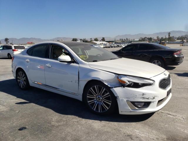 KNALN4D73E5133582 - 2014 KIA CADENZA PR WHITE photo 1