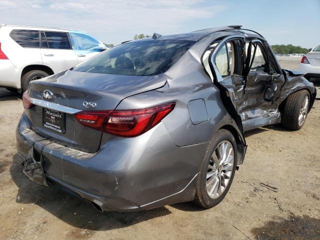 JN1EV7AP2JM365093 - 2018 INFINITI Q50 LUXE GRAY photo 4