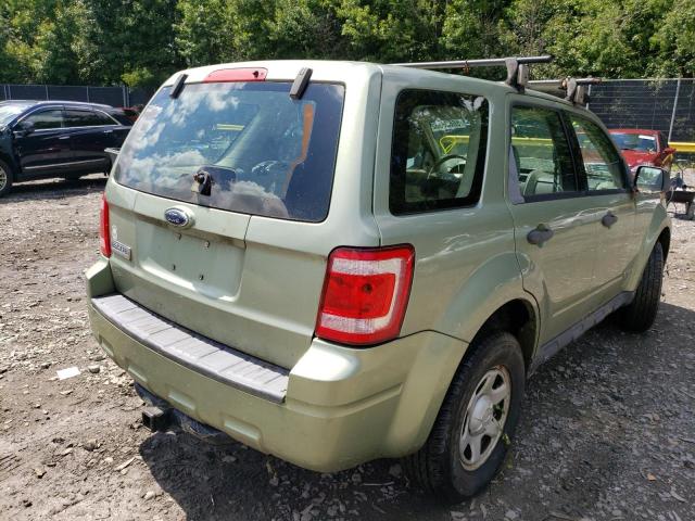 1FMCU02Z58KD50037 - 2008 FORD ESCAPE XLS GREEN photo 4